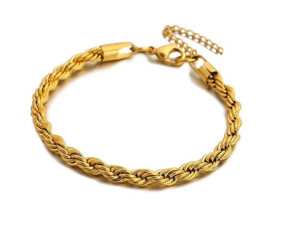 Trendy Unisex Rope Chain ,Luxury Stainless Steel Adjustable Bracelet