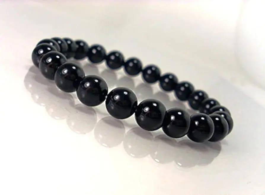 Black Onyx Stretch Bracelet – Minimalist & Trendy Wristwear