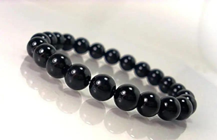 Black Onyx Stretch Bracelet – Minimalist & Trendy Wristwear