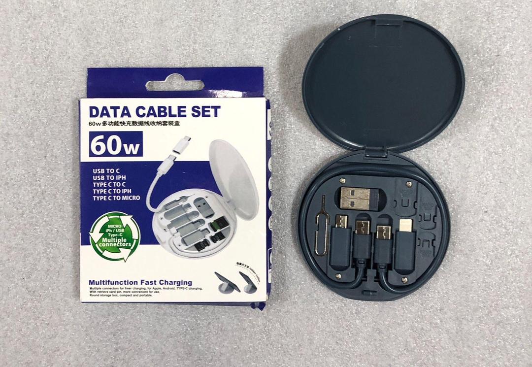 All-in-One Fast Charging Cable Set / Multiport Power Connect 60W