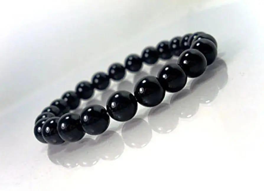 Black Onyx Stretch Bracelet – Minimalist & Trendy Wristwear