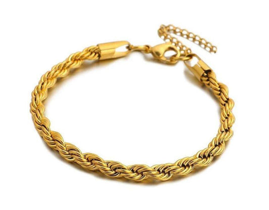 Trendy Unisex Rope Chain ,Luxury Stainless Steel Adjustable Bracelet